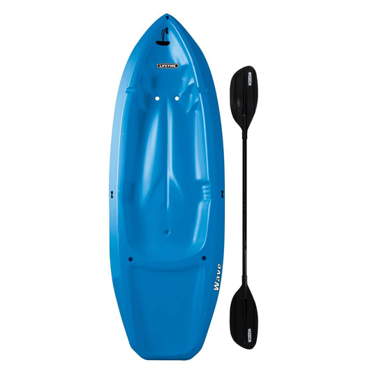 Youth Wave Kayak With Paddle 6 Feet Lime Green