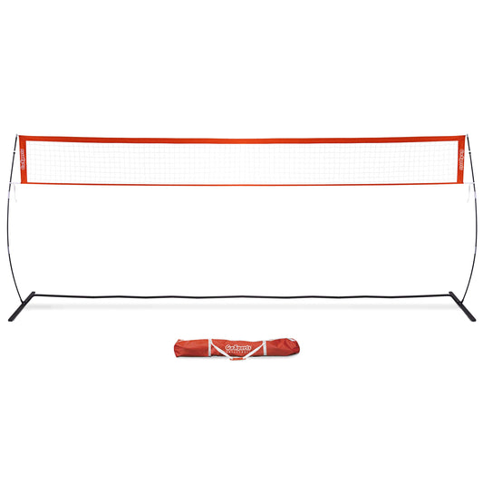 12 Ft Freestanding Volleyball Training Net For Indoor Our Outdoor Use - Instant Setup And Height Adjustable