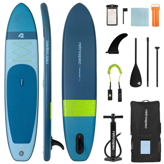 11 Ft. Weekender Tour 2021 Inflatable Paddle Board, Adriatic Blue
